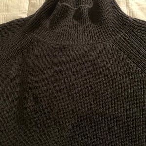 Black merino wool mock turtleneck Eileen Fisher Size Petite NWOT